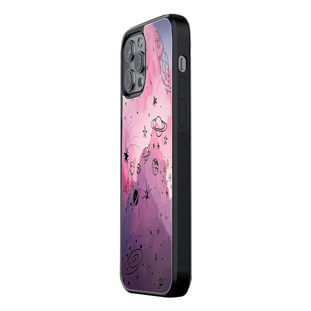 Trendy Glass Back Mobile Case for iPhone, Samsung, Redmi, OnePlus, Google Pixel, Motorola