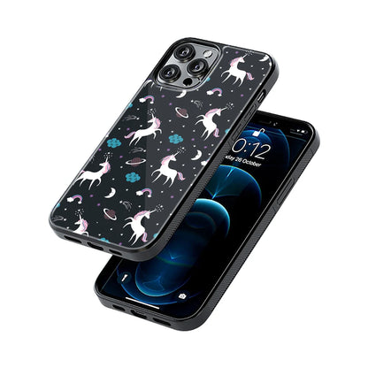 Protective Glass Back Phone Case Compatible with iPhone, Samsung, OnePlus, Pixel & More