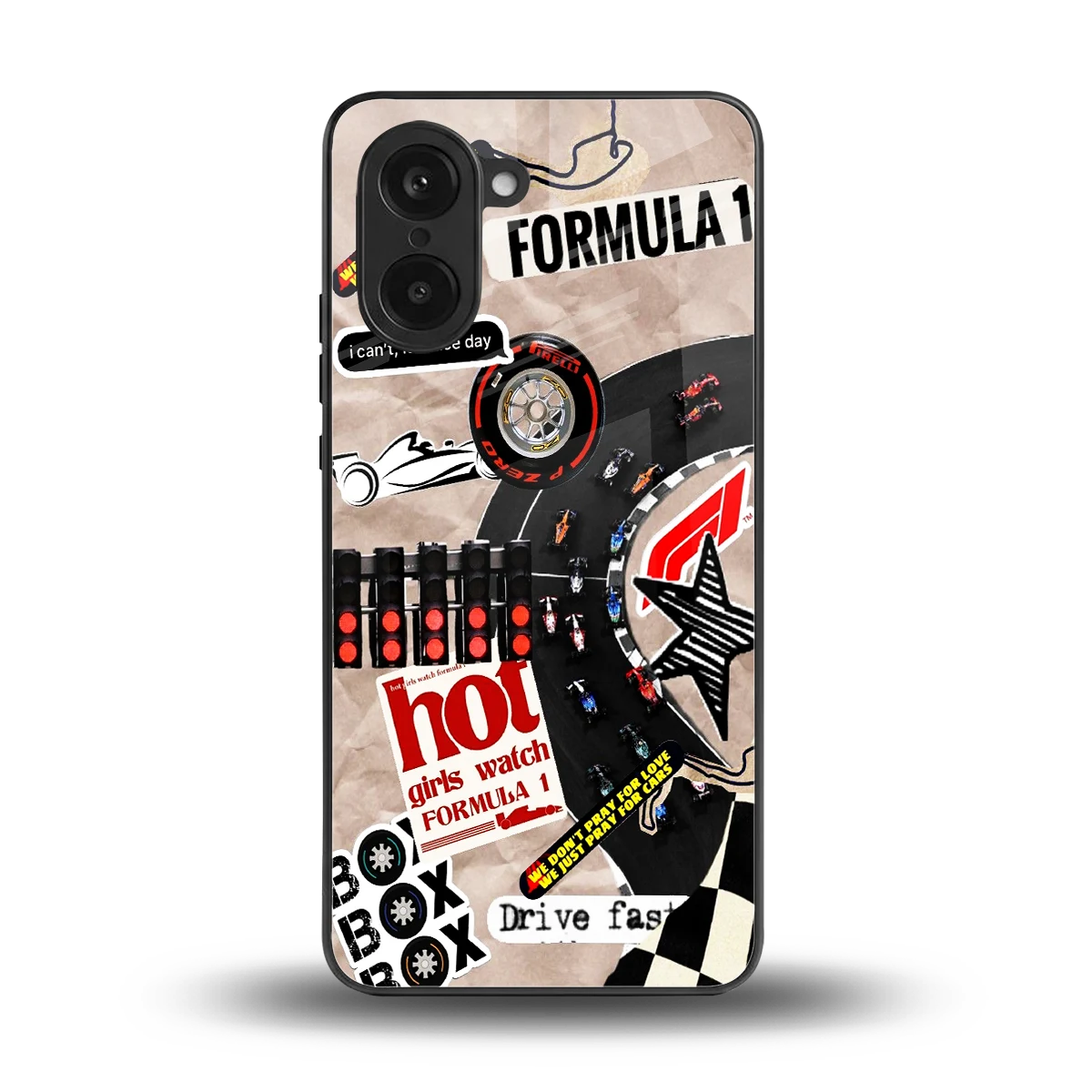 Speedline back phone cover | glass case for oneplus nord ce5 5g