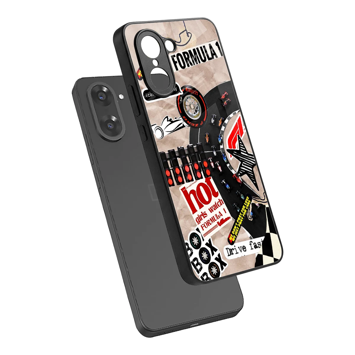 Speedline sleek oneplus nord ce5 5g cover with tempered glass back and TPU edges