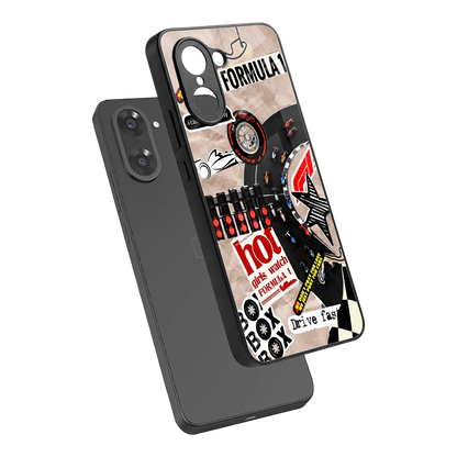 Speedline sleek oneplus nord ce5 5g cover with tempered glass back and TPU edges