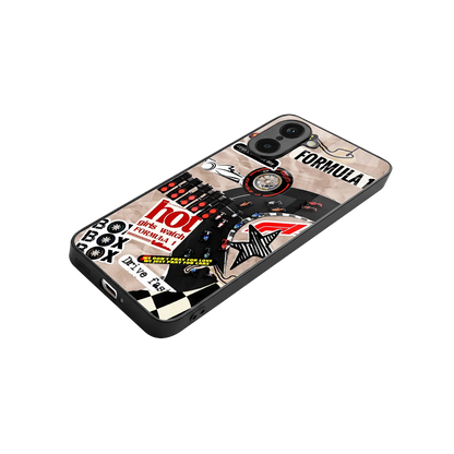 Speedline stylish phone case for oneplus nord ce5 5g | glossy glass and slim fit