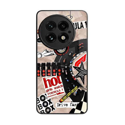 Speedline back phone cover | glass case for oneplus 13