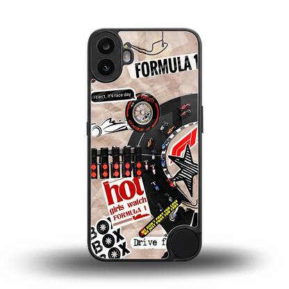 Speedline back phone cover | glass case for cmf nothing phone 1
