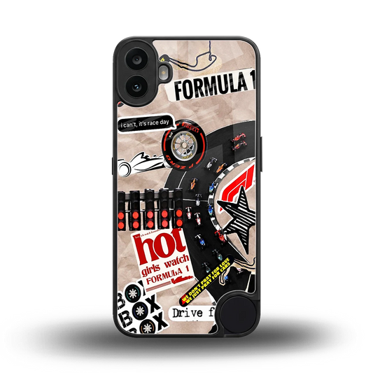 Speedline back phone cover | glass case for cmf nothing phone 1