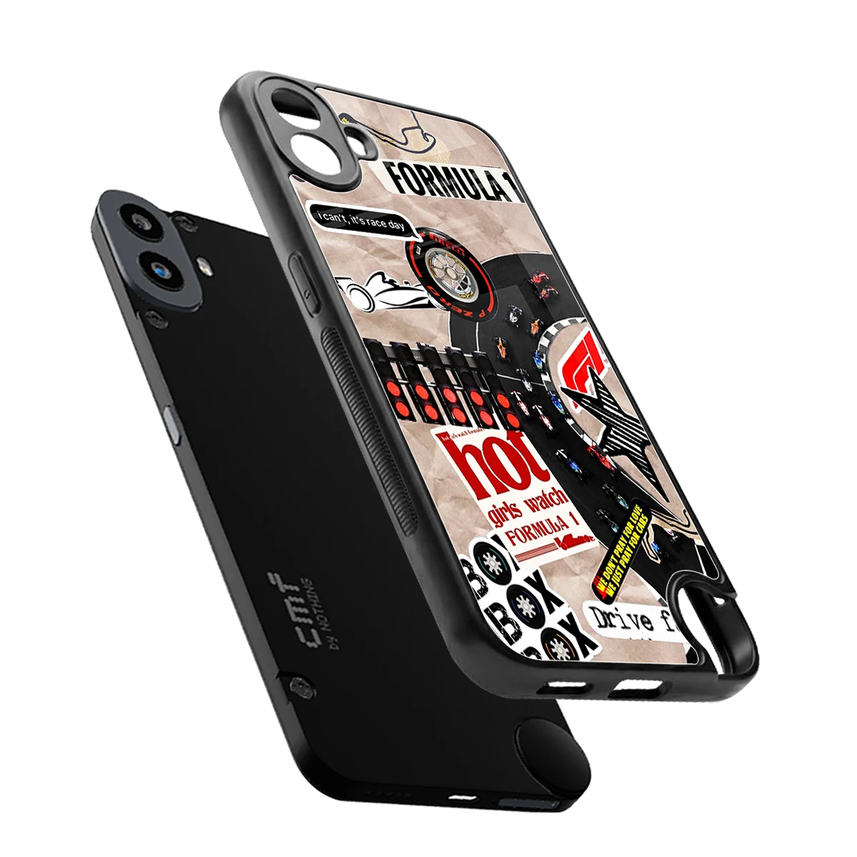 Speedline sleek cmf nothing phone 1 cover with tempered glass back and TPU edges