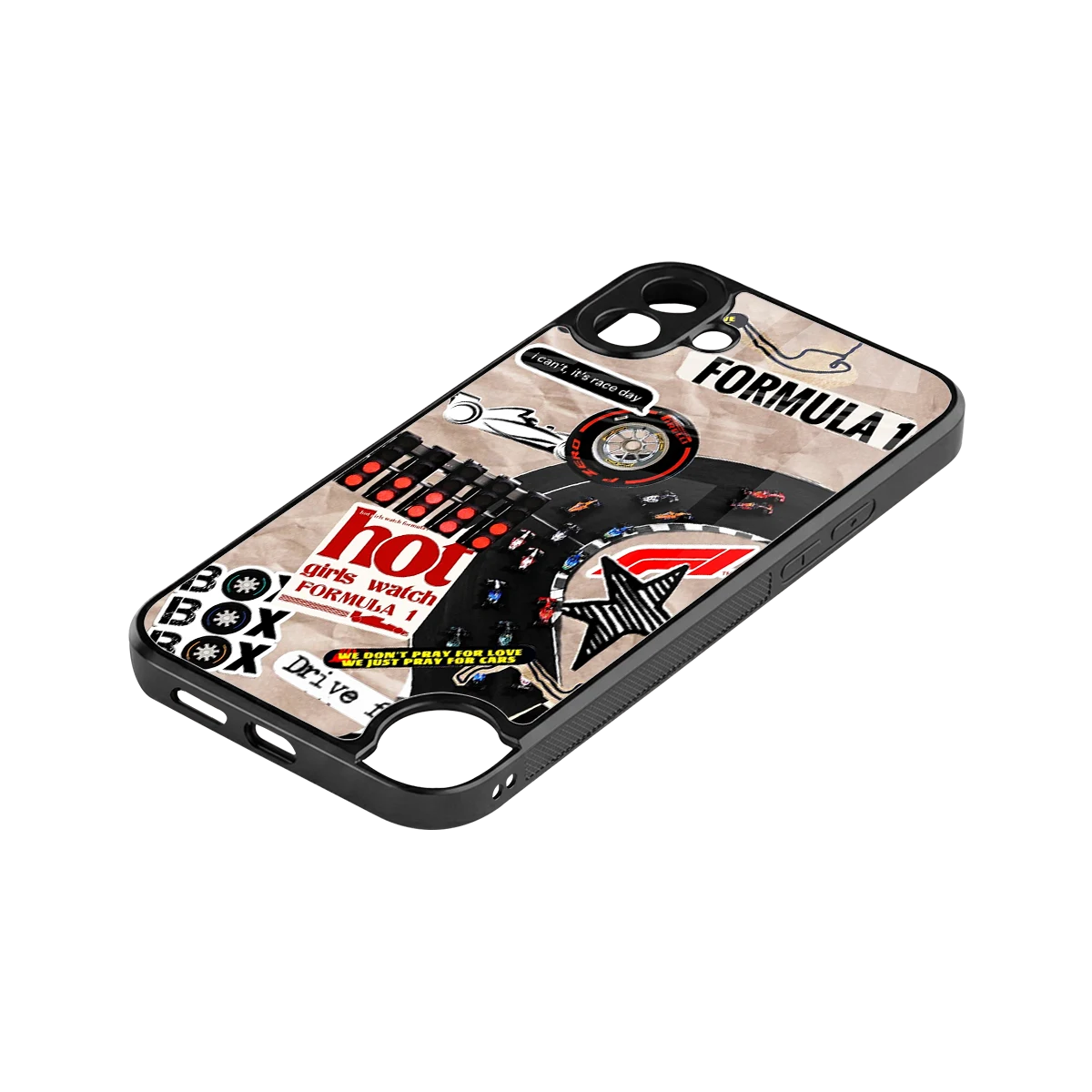 Speedline stylish phone case for cmf nothing phone 1 | glossy glass and slim fit