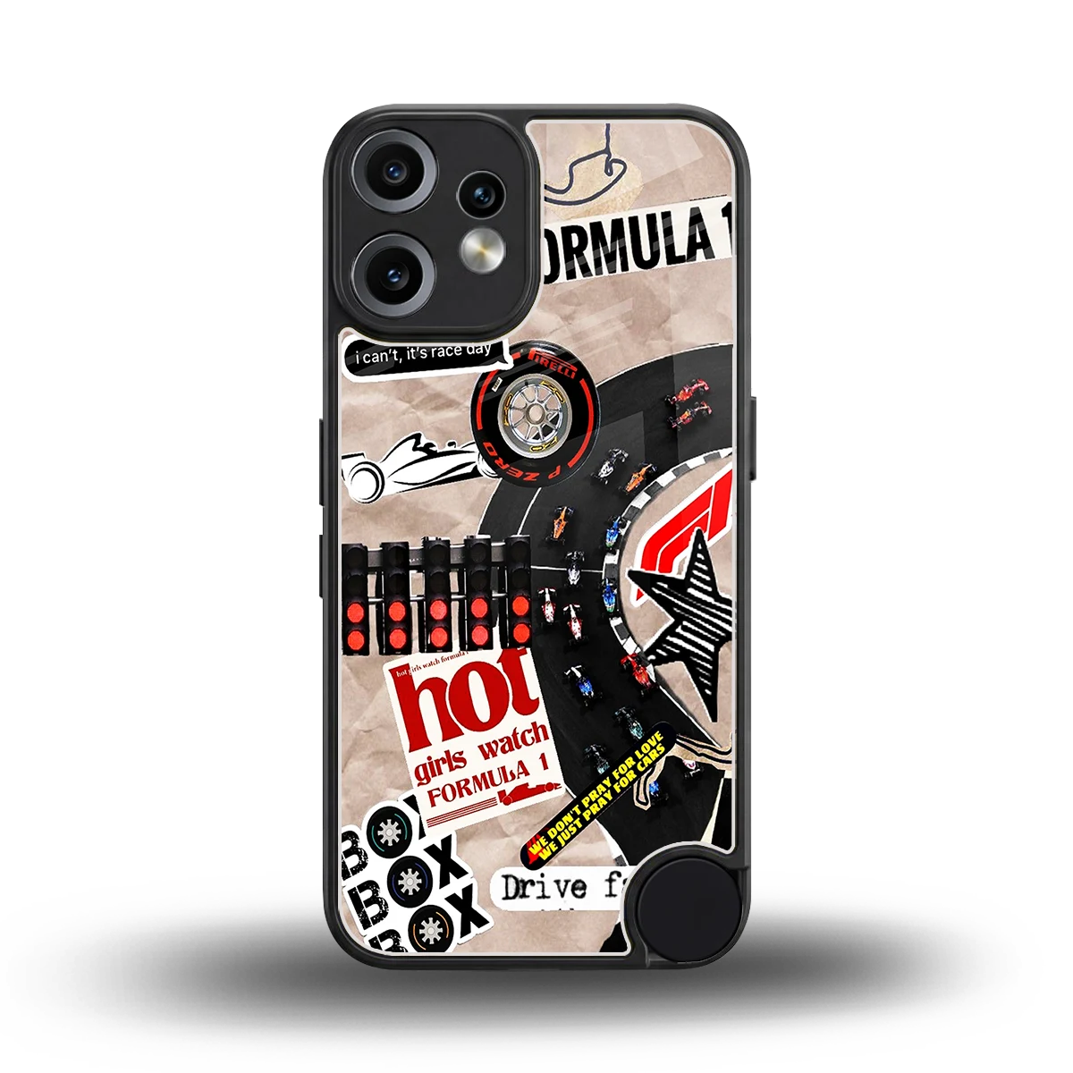 Speedline back phone cover | glass case for cmf nothing phone 2 pro