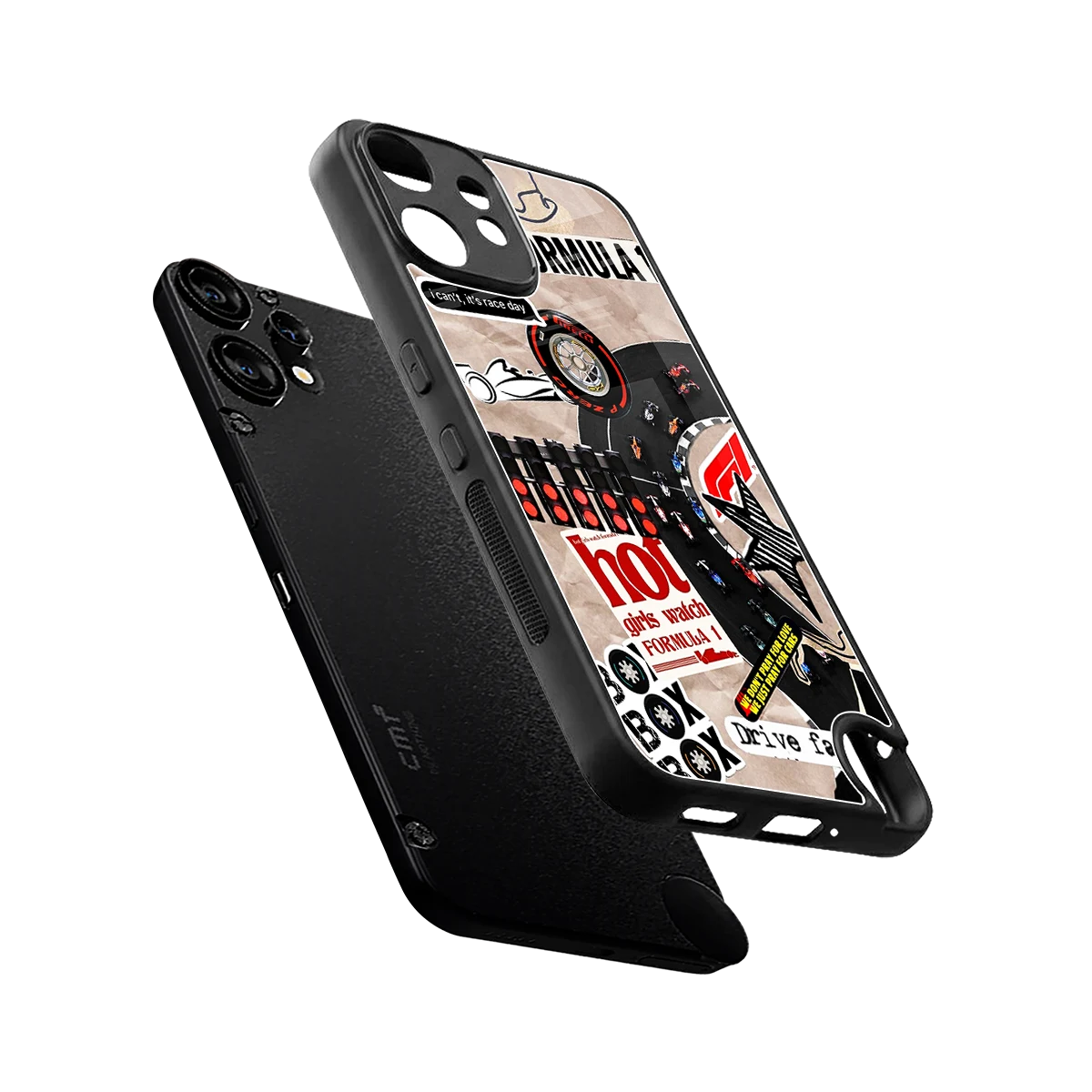 Speedline sleek cmf nothing phone 2 pro cover with tempered glass back and TPU edges