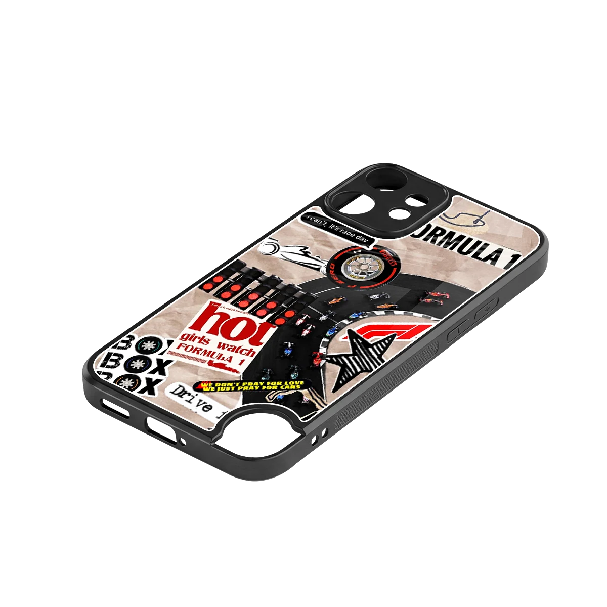 Speedline stylish phone case for cmf nothing phone 2 pro | glossy glass and slim fit