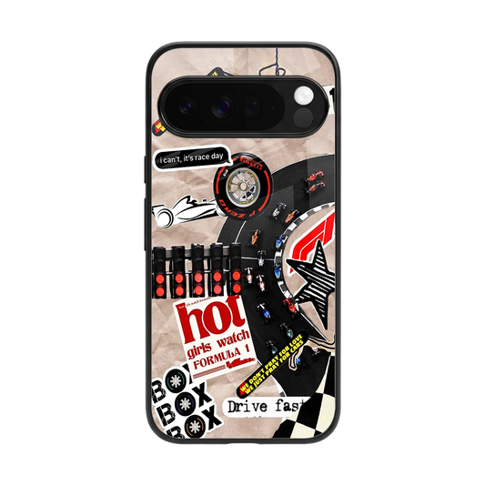 Speedline back phone cover | glass case for google pixel 10 pro xl