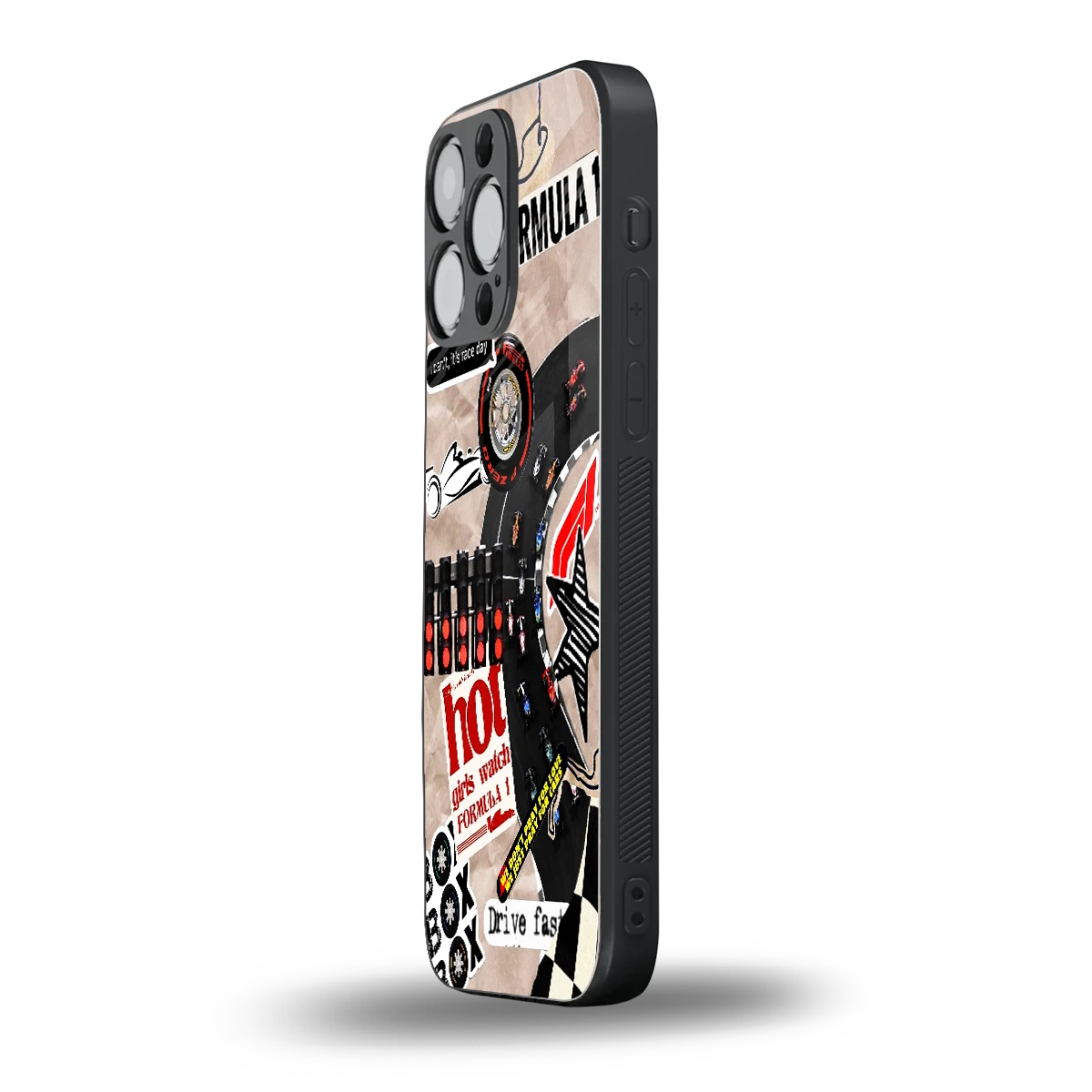 Speedline iphone 13 pro max mobile cover | shockproof glass phone case