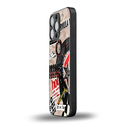 Speedline iphone 13 pro max mobile cover | shockproof glass phone case