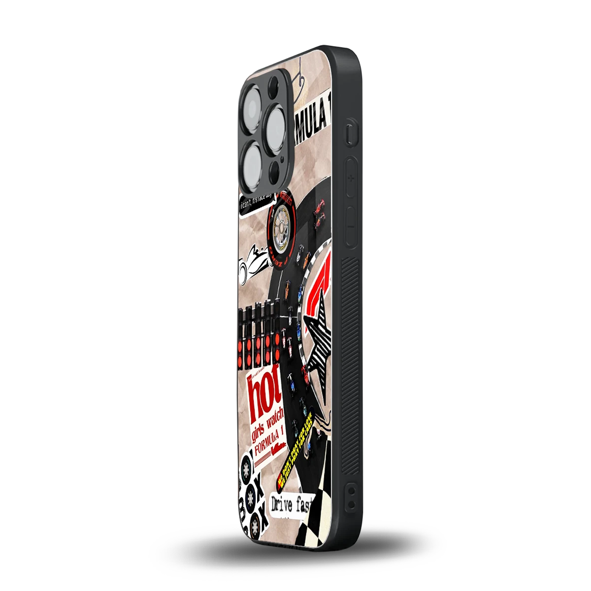 Speedline iphone 13 pro mobile cover | shockproof glass phone case