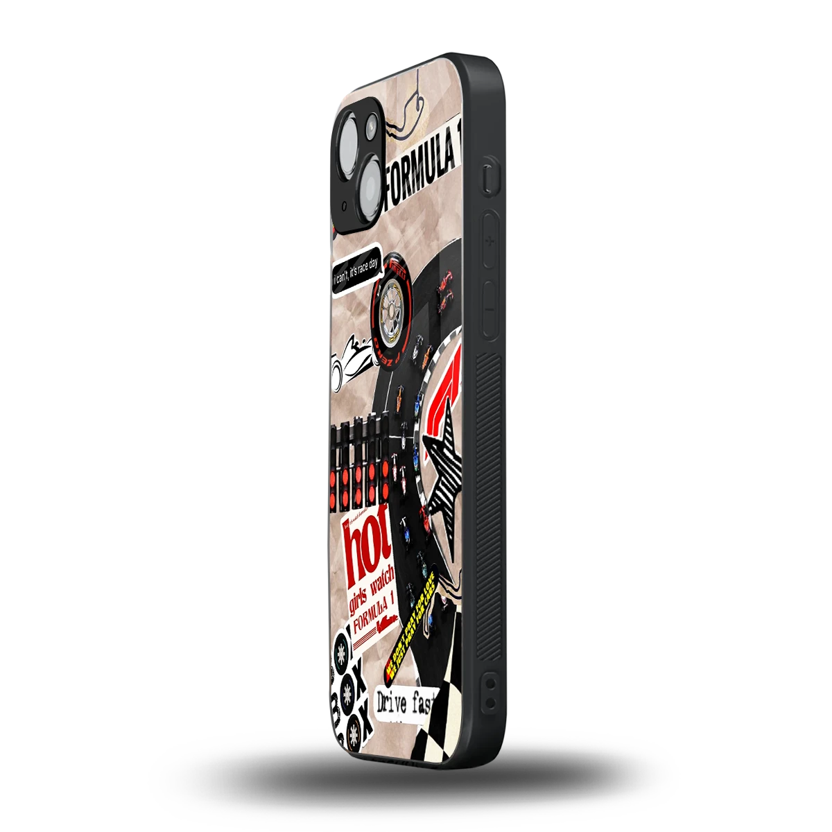 Speedline iphone 13 mobile cover | shockproof glass phone case