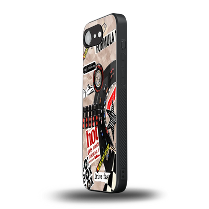 Speedline iphone 16e mobile cover | shockproof glass phone case