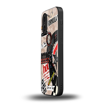 Speedline iphone 17 mobile cover | shockproof glass phone case