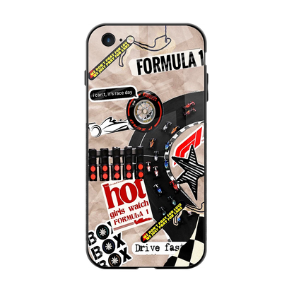 Speedline back phone cover | glass case for iphone 6