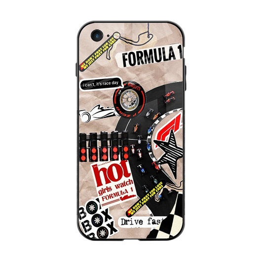 Speedline back phone cover | glass case for iphone 6s