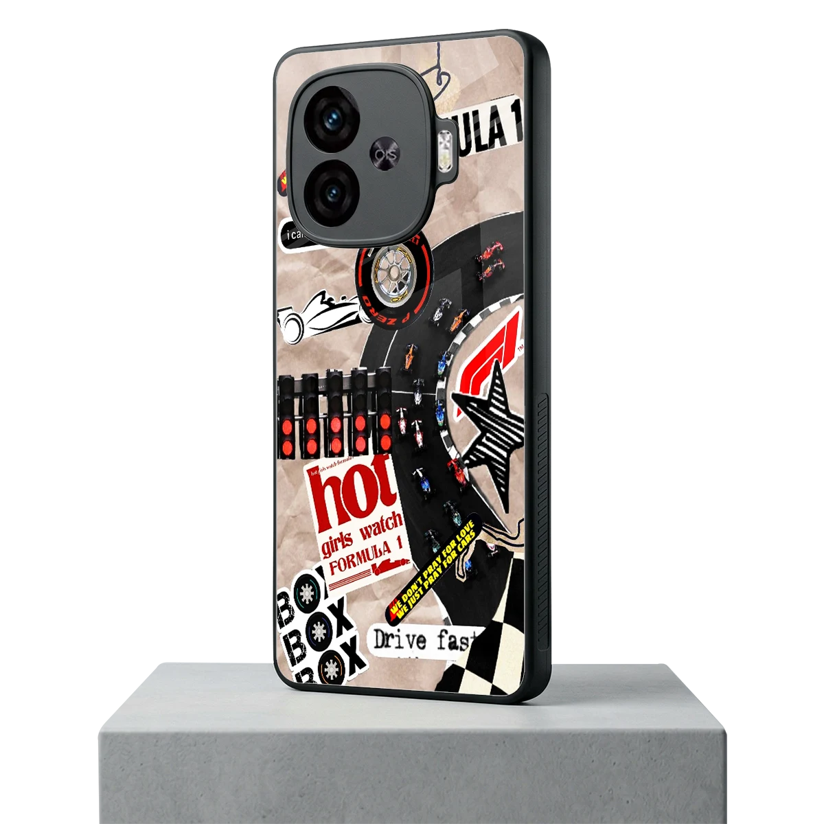 Speedline iqoo neo 10r 5g mobile cover | shockproof glass phone case
