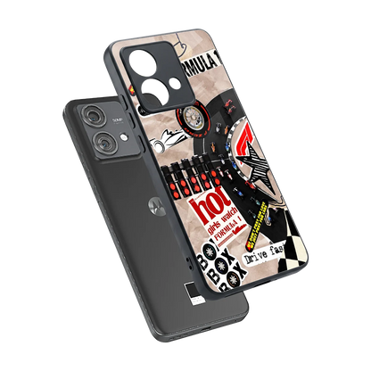 Speedline sleek motorola edge 40 neo 5g cover with tempered glass back and TPU edges