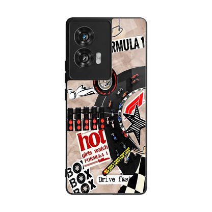 Speedline back phone cover | glass case for motorola edge 50 fusion