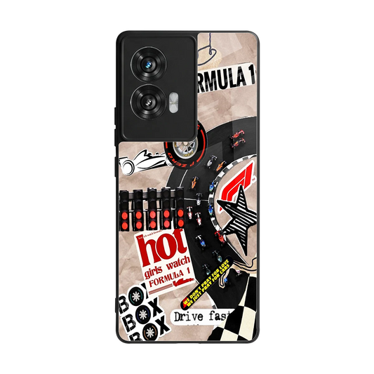 Speedline back phone cover | glass case for motorola edge 50 fusion