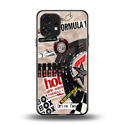 Speedline back phone cover | glass case for nothing phone 1