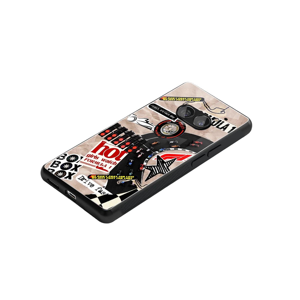 Speedline stylish phone case for nothing phone 2a | glossy glass and slim fit