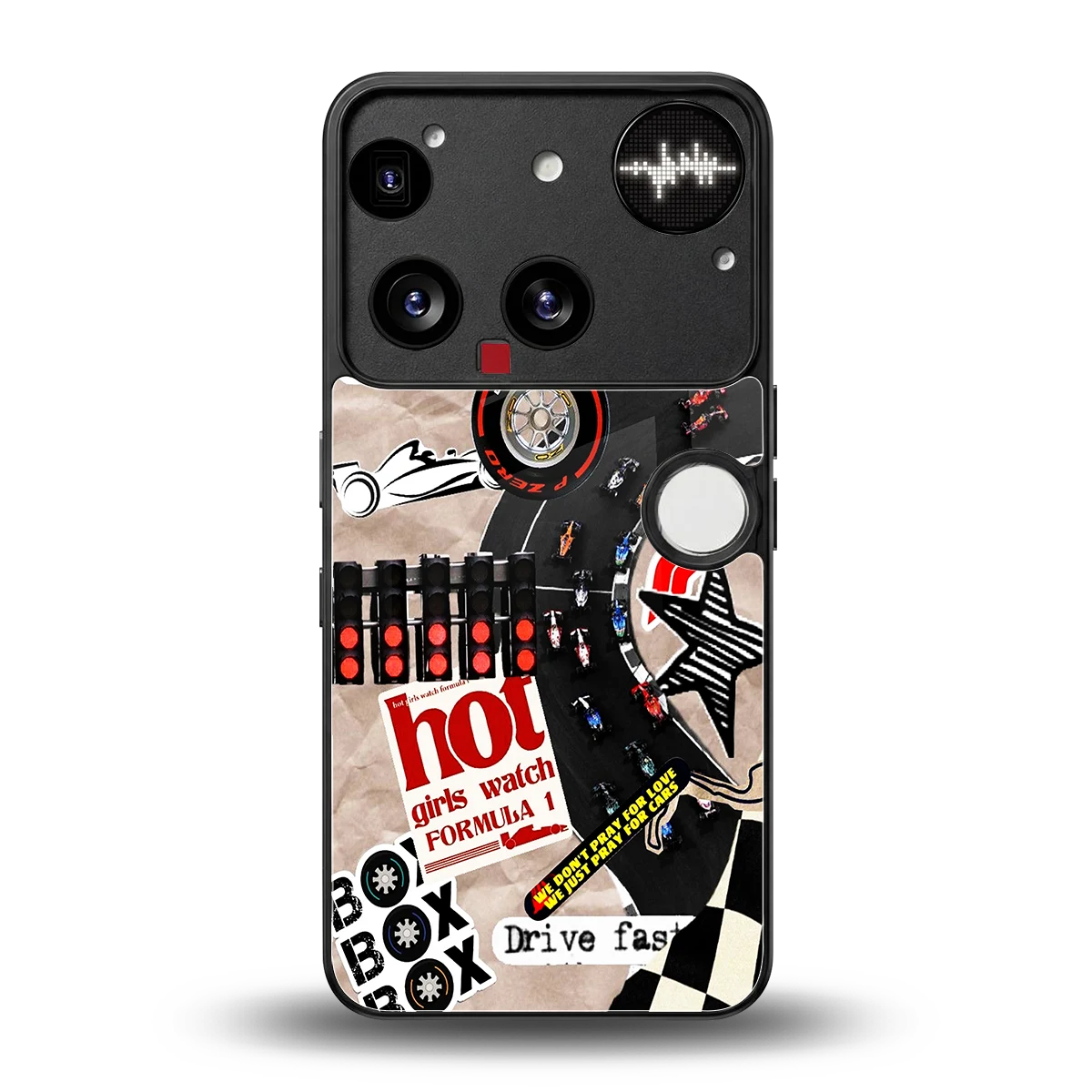 Speedline back phone cover | glass case for nothing phone 3