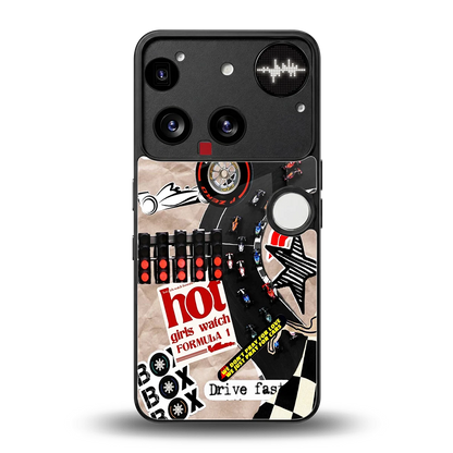 Speedline back phone cover | glass case for nothing phone 3