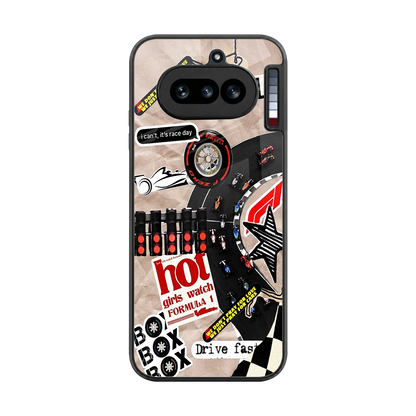 Speedline back phone cover | glass case for nothing phone 4a