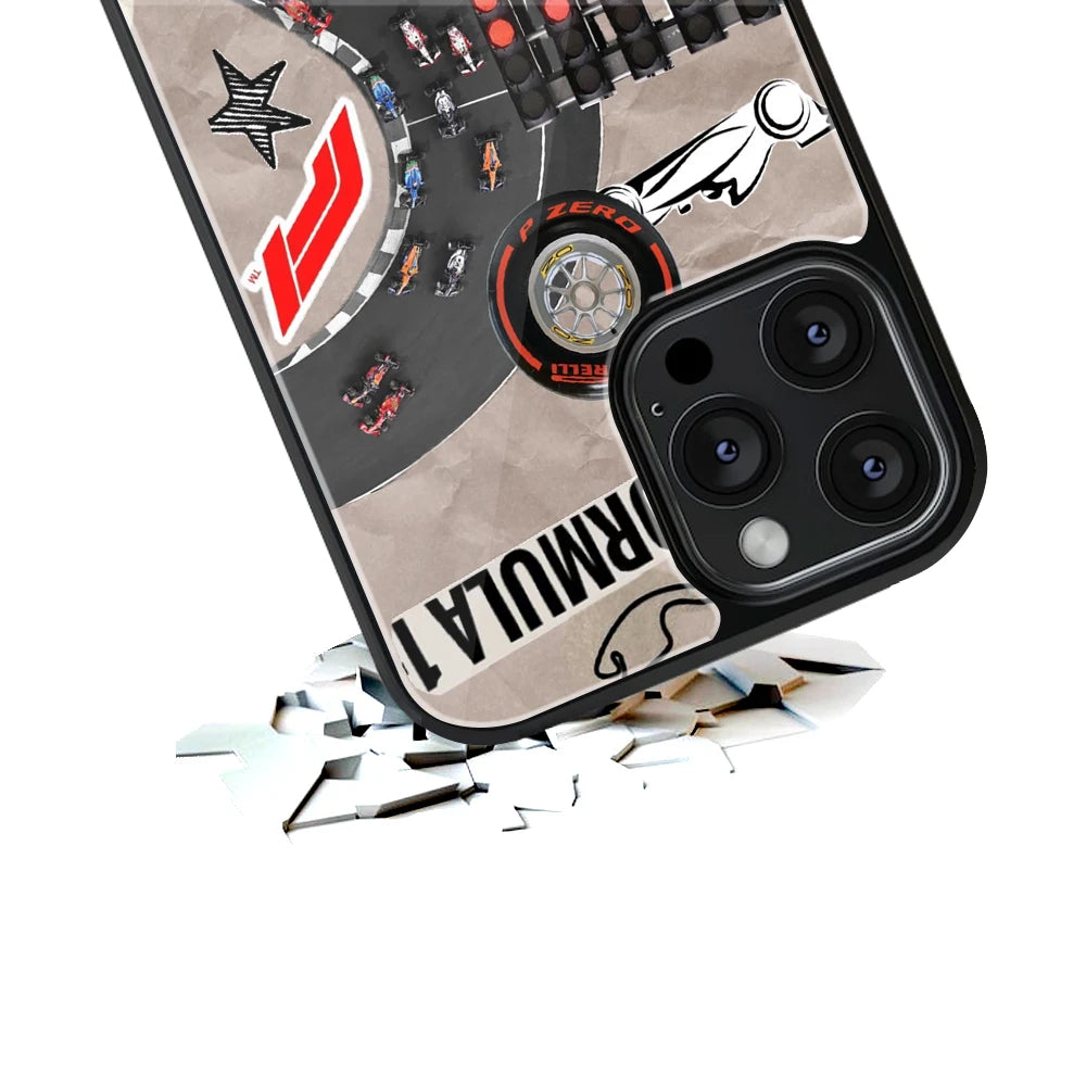 Durable Glass Back Mobile Case for iPhone, Samsung, OnePlus, Google Pixel, Redmi, Vivo, Oppo