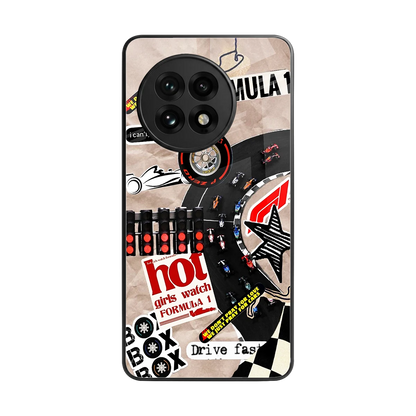 Speedline back phone cover | glass case for oneplus 13r