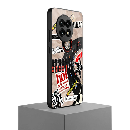 Speedline oneplus 13r mobile cover | shockproof glass phone case