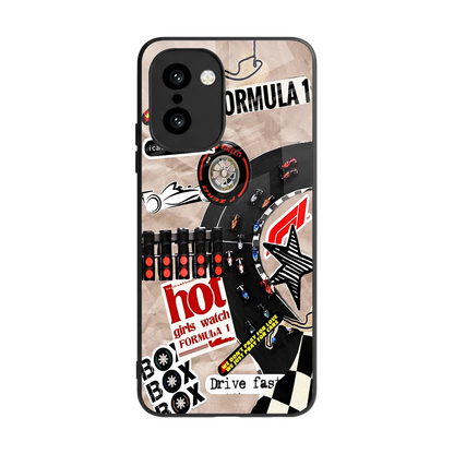 Speedline back phone cover | glass case for oneplus 15r