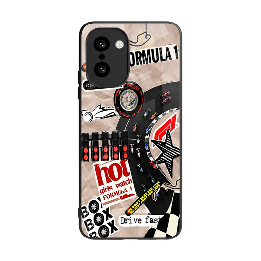 Speedline back phone cover | glass case for oneplus 15r