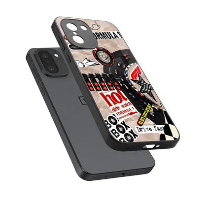 Speedline sleek oneplus 15r cover with tempered glass back and TPU edges