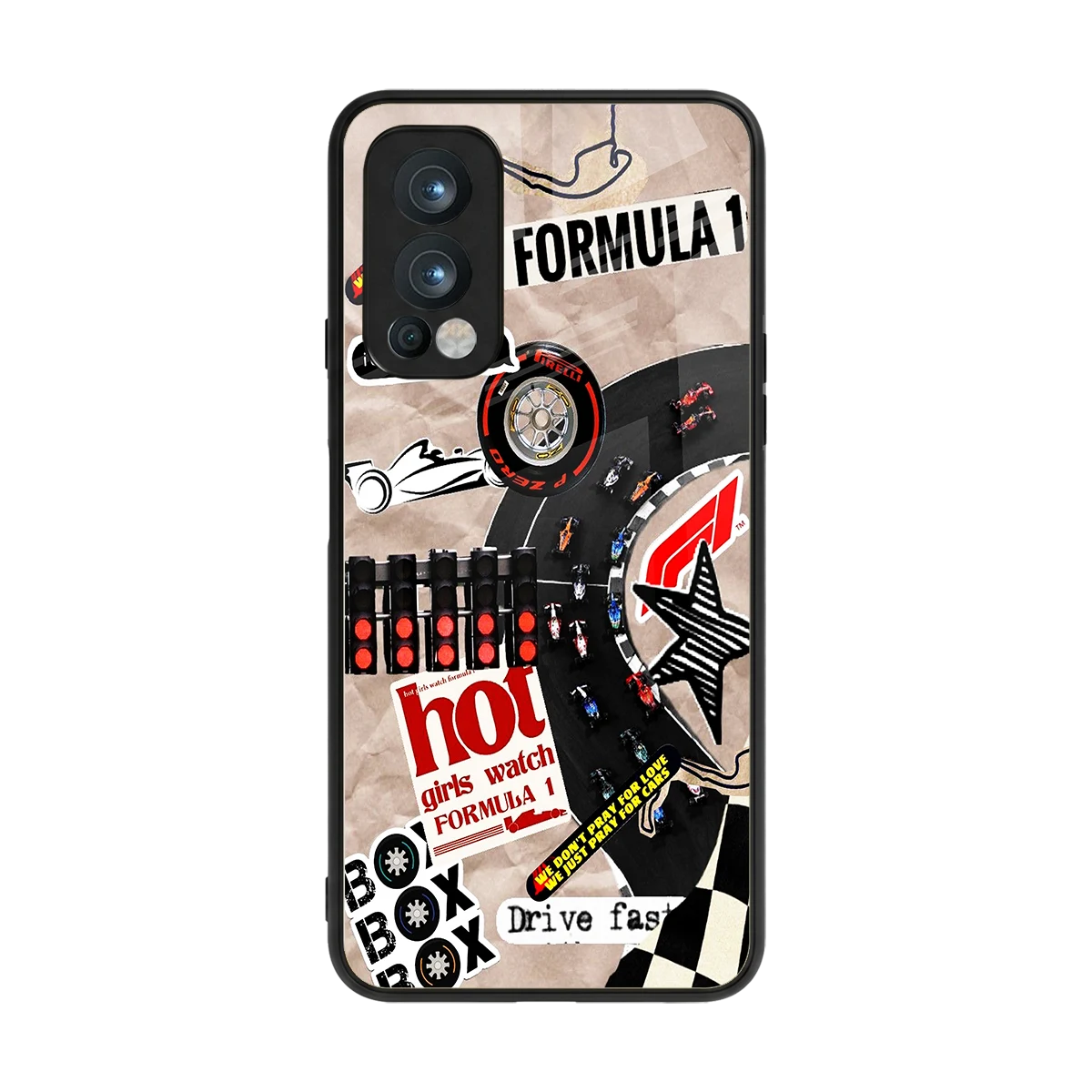 Speedline back phone cover | glass case for oneplus nord 2