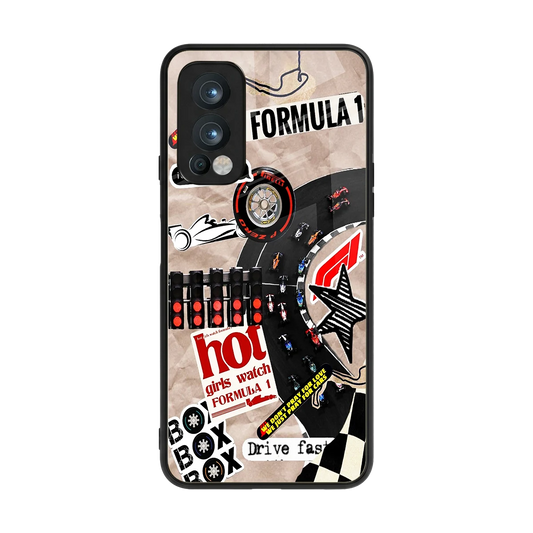 Speedline back phone cover | glass case for oneplus nord 2