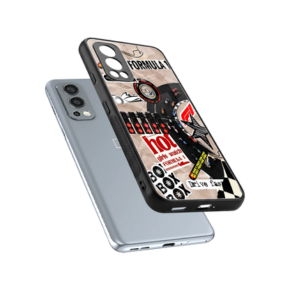 Speedline sleek oneplus nord 2 cover with tempered glass back and TPU edges