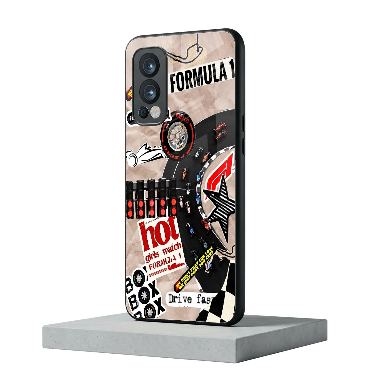Speedline oneplus nord 2 mobile cover | shockproof glass phone case