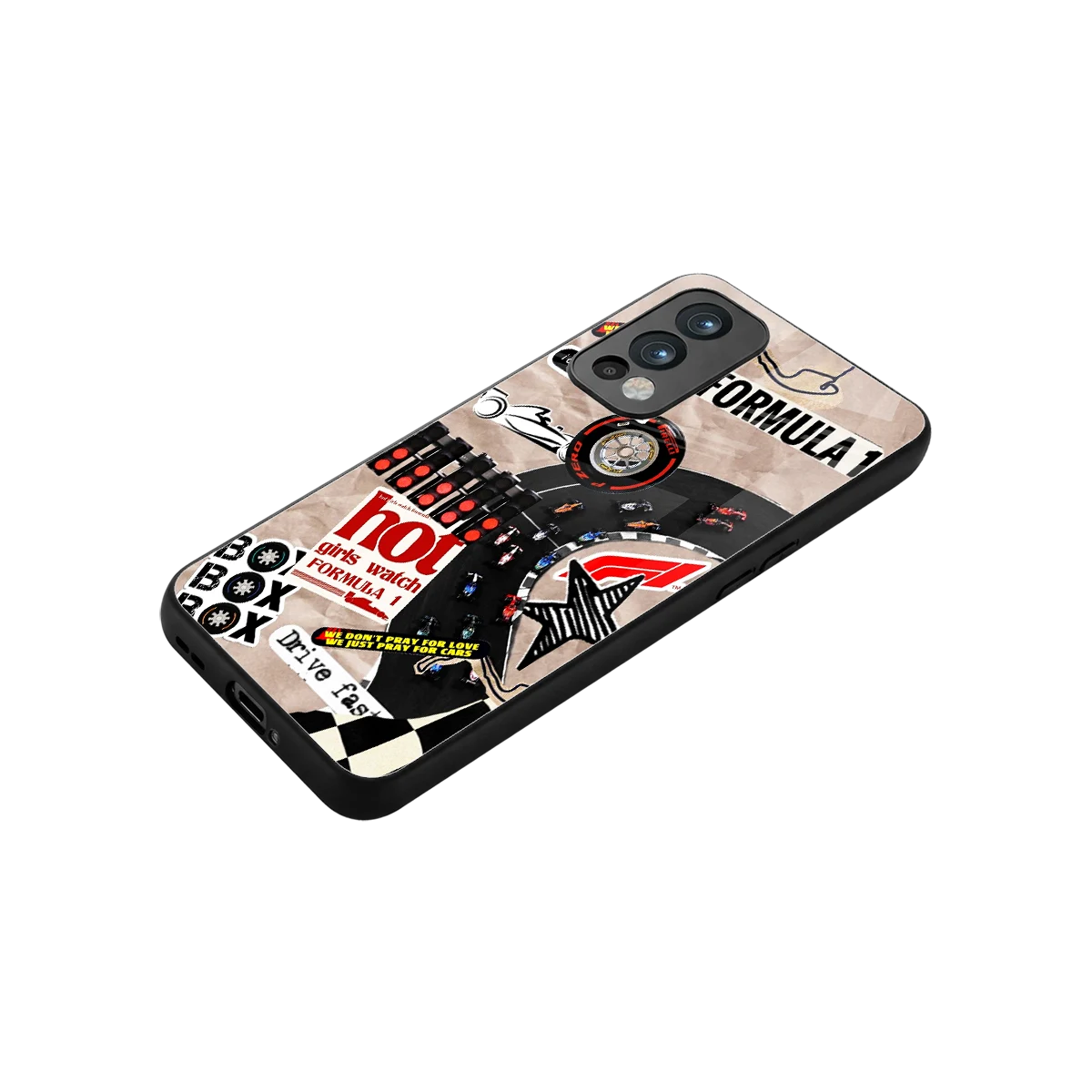Speedline stylish phone case for oneplus nord 2 | glossy glass and slim fit