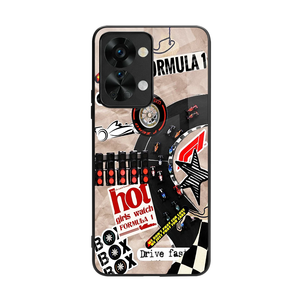 Speedline back phone cover | glass case for oneplus nord 2t