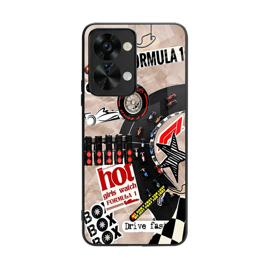 Speedline back phone cover | glass case for oneplus nord 2t