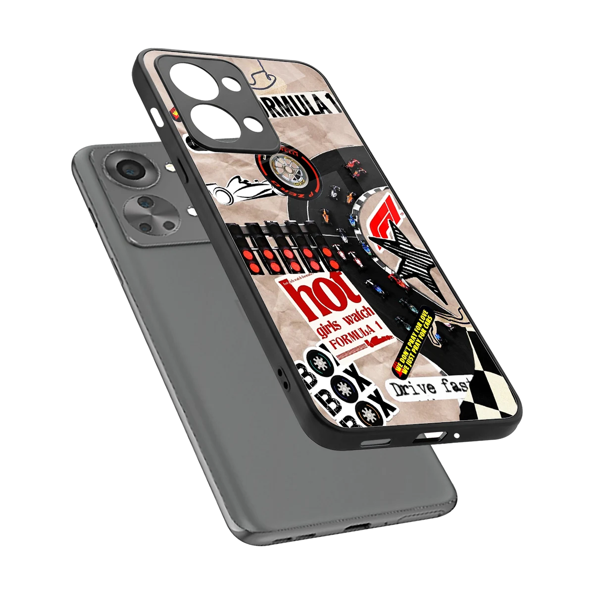 Speedline sleek oneplus nord 2t cover with tempered glass back and TPU edges