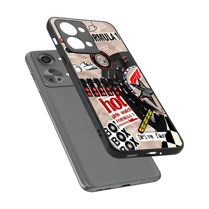 Speedline sleek oneplus nord 2t cover with tempered glass back and TPU edges