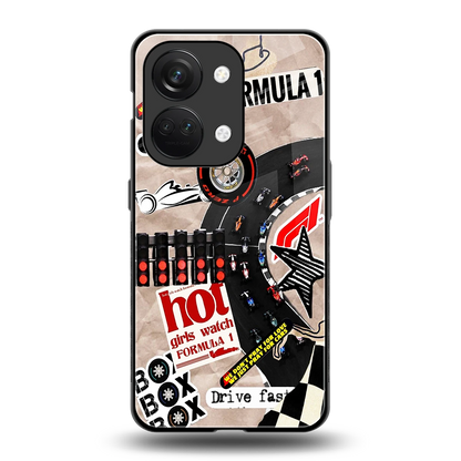 Speedline back phone cover | glass case for oneplus nord 3