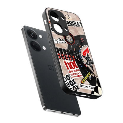 Speedline sleek oneplus nord 3 cover with tempered glass back and TPU edges