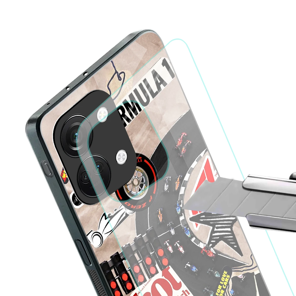 Speedline stylish phone case for oneplus nord 3 | glossy glass and slim fit